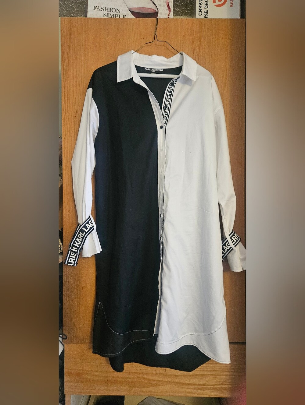 Karl Lagerfeld Black and White Dress